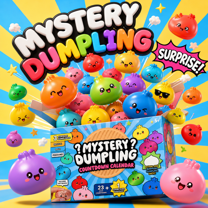 24Pcs Dumpling Squishy Blind Box