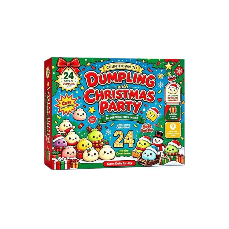 24Pcs Dumpling Squishy Blind Box